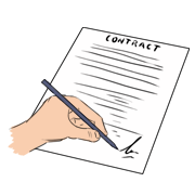 Sign the contract